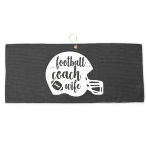 Football Coach Wife Large Microfiber Waffle Golf Towel