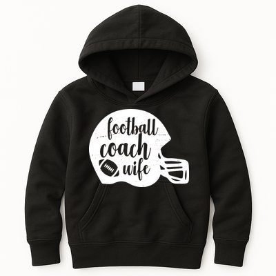 Football Coach Wife Kids Hoodie
