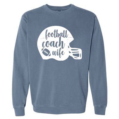 Football Coach Wife Garment-Dyed Sweatshirt