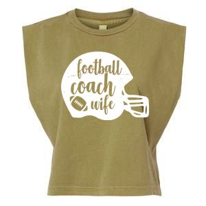 Football Coach Wife Garment-Dyed Women's Muscle Tee