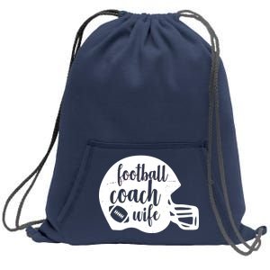 Football Coach Wife Sweatshirt Cinch Pack Bag