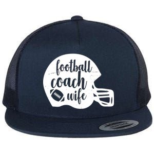 Football Coach Wife Flat Bill Trucker Hat