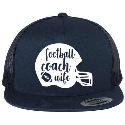 Football Coach Wife Flat Bill Trucker Hat