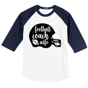 Football Coach Wife Baseball Sleeve Shirt