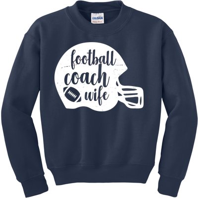 Football Coach Wife Kids Sweatshirt