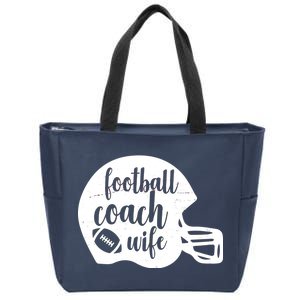 Football Coach Wife Zip Tote Bag