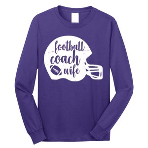 Football Coach Wife Long Sleeve Shirt