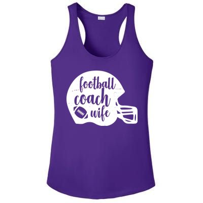 Football Coach Wife Ladies PosiCharge Competitor Racerback Tank