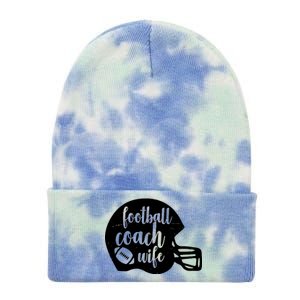 Football Coach Wife Tie Dye 12in Knit Beanie