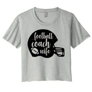 Football Coach Wife Women's Crop Top Tee