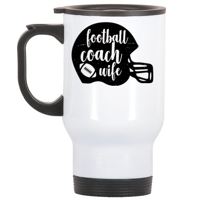 Football Coach Wife Stainless Steel Travel Mug