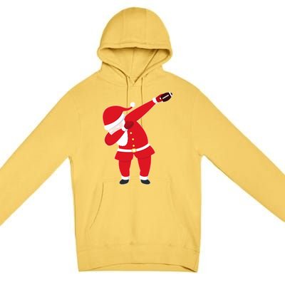 Football Dabbing Santa Premium Pullover Hoodie