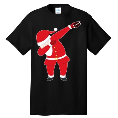 Football Dabbing Santa Tall T-Shirt