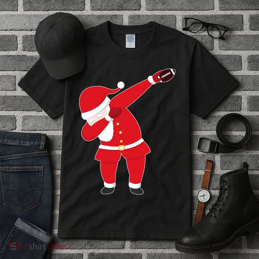 Football Dabbing Santa Tall T-Shirt