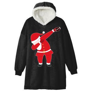 Football Dabbing Santa Hooded Wearable Blanket