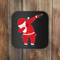 Football Dabbing Santa Coaster