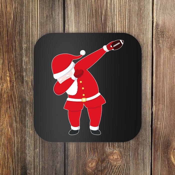 Football Dabbing Santa Coaster