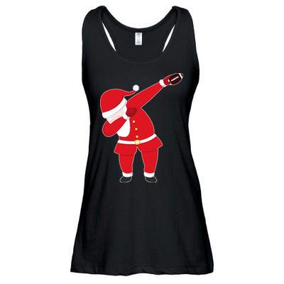 Football Dabbing Santa Ladies Essential Flowy Tank