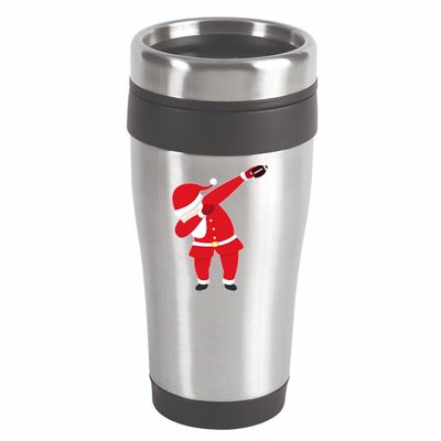 Football Dabbing Santa 16oz Travel Tumbler