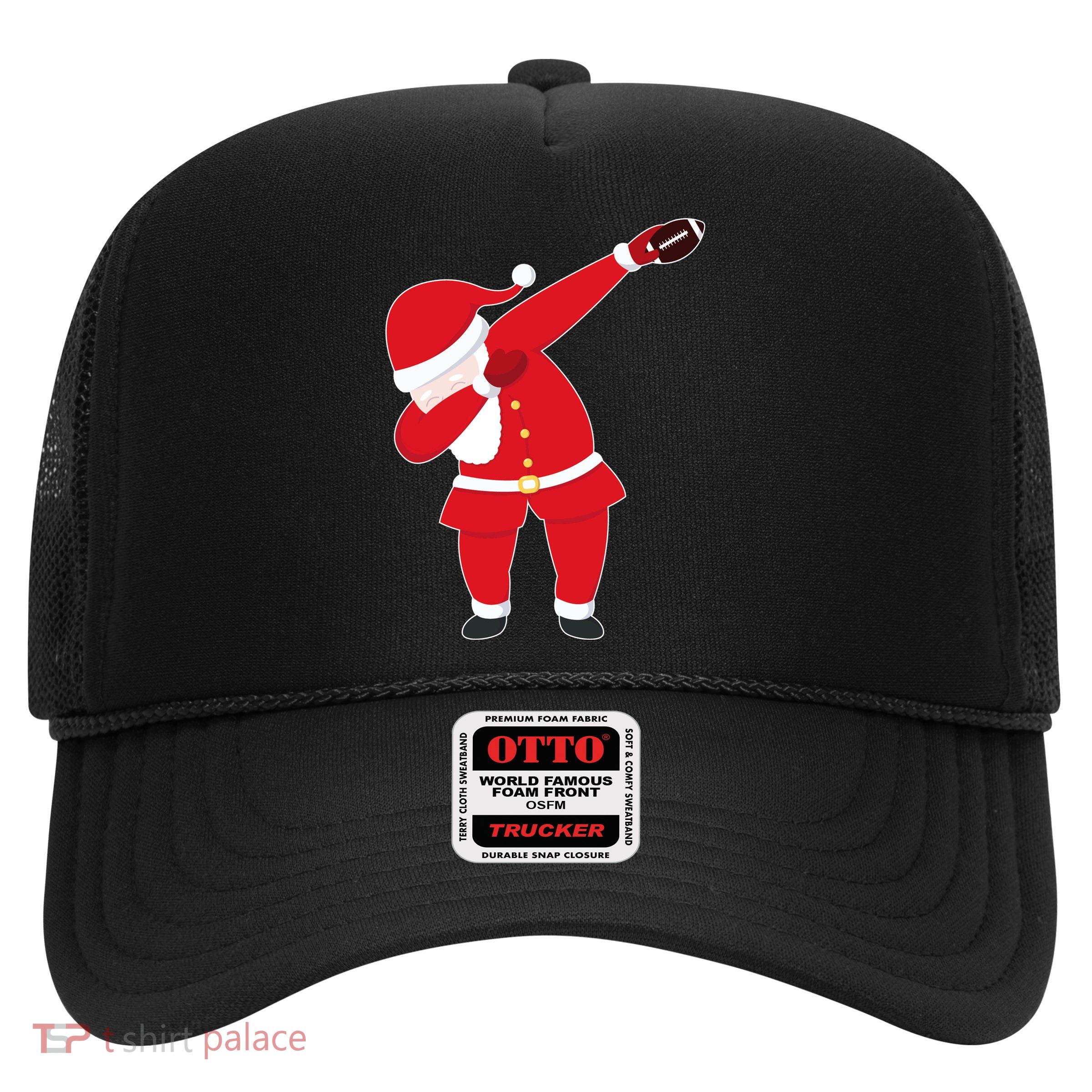 Football Dabbing Santa Trucker Hat