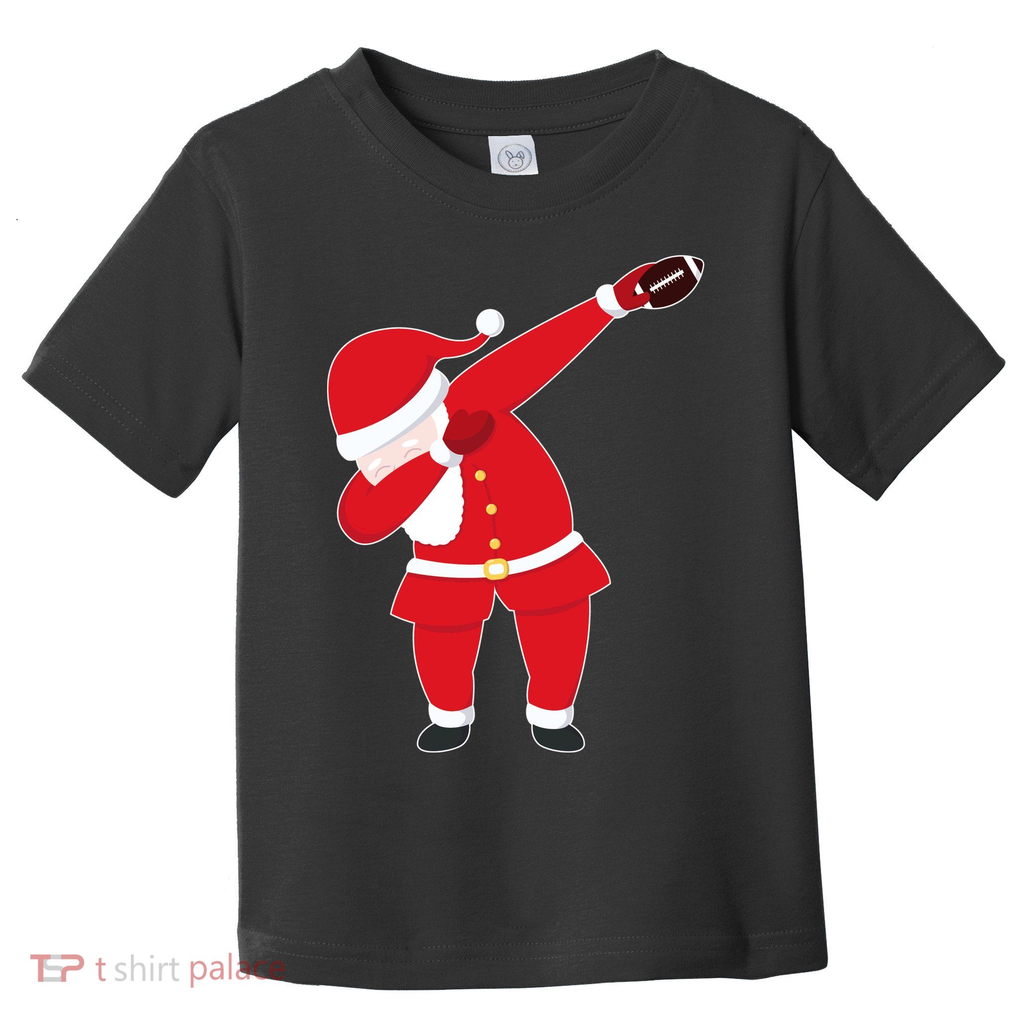 Football Dabbing Santa Toddler T-Shirt