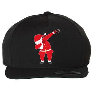 Football Dabbing Santa Wool Snapback Cap