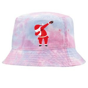 Football Dabbing Santa Tie-Dyed Bucket Hat