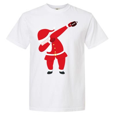 Football Dabbing Santa Garment-Dyed Heavyweight T-Shirt