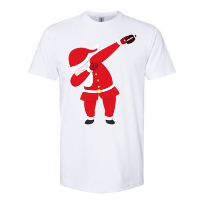 Football Dabbing Santa Softstyle® CVC T-Shirt