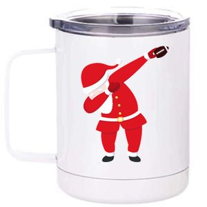 Football Dabbing Santa 12 oz Stainless Steel Tumbler Cup