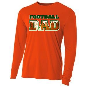 Football Dad Graphic Sports Cooling Performance Long Sleeve Crew