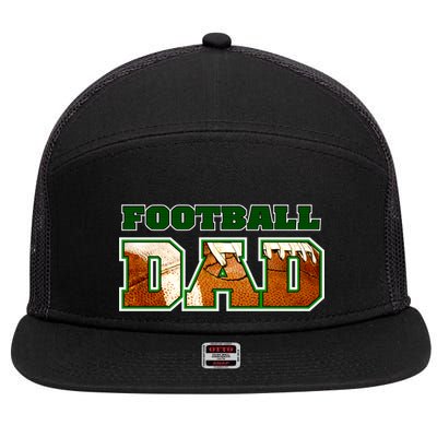 Football Dad Graphic Sports 7 Panel Mesh Trucker Snapback Hat