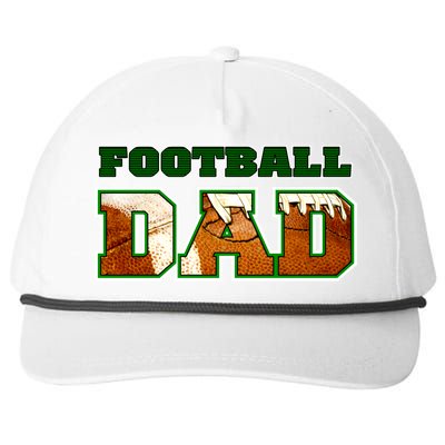 Football Dad Graphic Sports Snapback Five-Panel Rope Hat