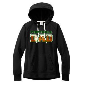 Football Dad Graphic Sports Women's Fleece Hoodie