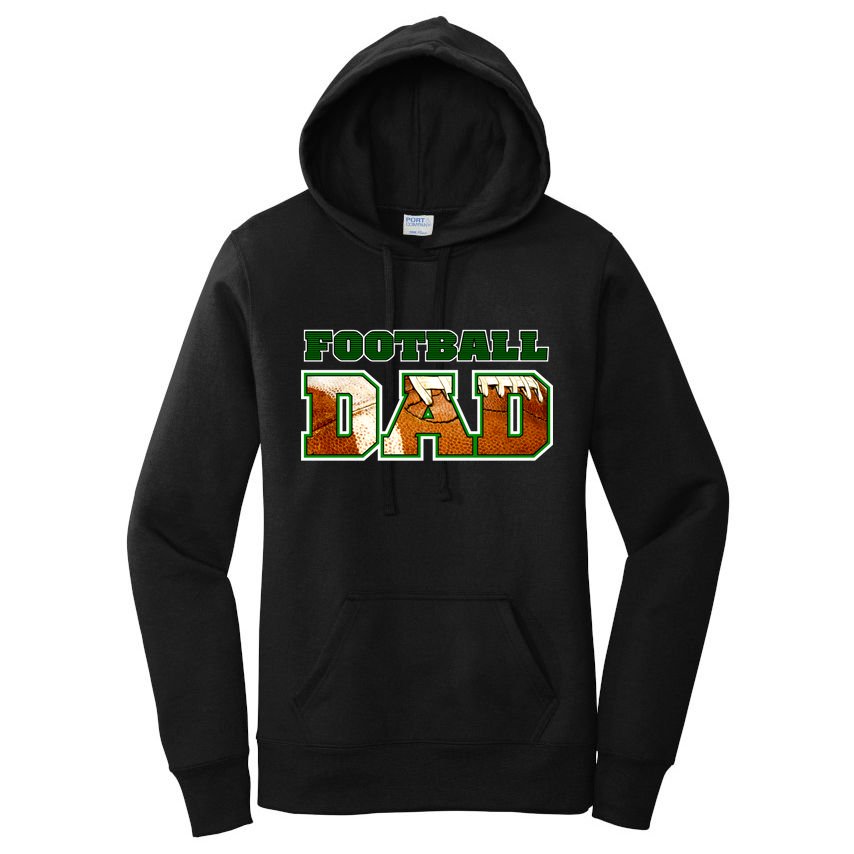 Football Dad Graphic Sports Women's Pullover Hoodie