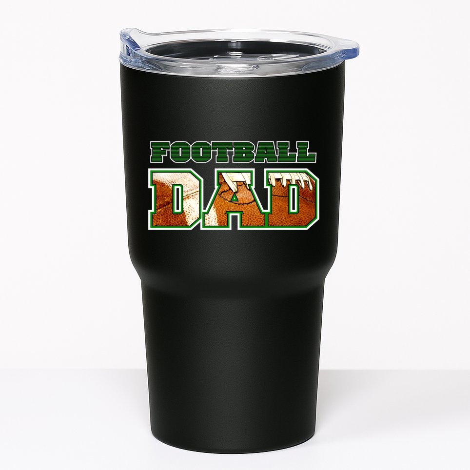 Football Dad Graphic Sports Tumbler