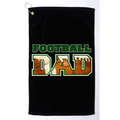 Football Dad Graphic Sports Platinum Collection Golf Towel