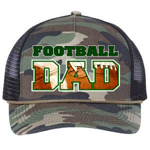 Football Dad Graphic Sports Retro Rope Trucker Hat Cap