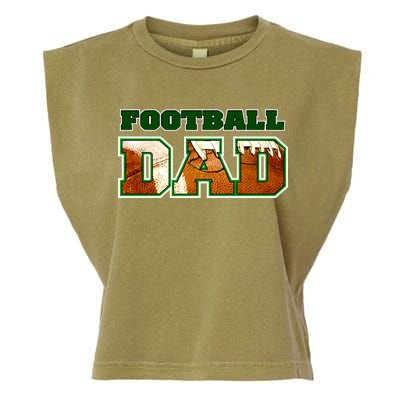 Football Dad Graphic Sports Garment-Dyed Women's Muscle Tee