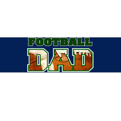 Football Dad Graphic Sports Bumper Sticker