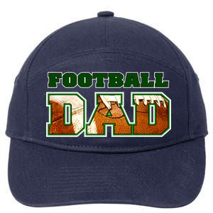 Football Dad Graphic Sports 7-Panel Snapback Hat