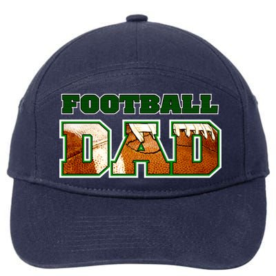 Football Dad Graphic Sports 7-Panel Snapback Hat