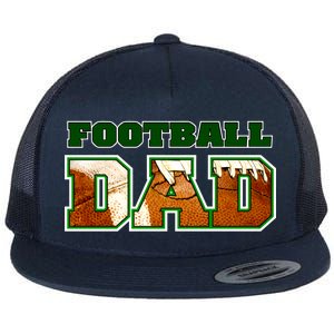 Football Dad Graphic Sports Flat Bill Trucker Hat