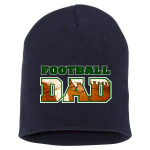 Football Dad Graphic Sports Short Acrylic Beanie