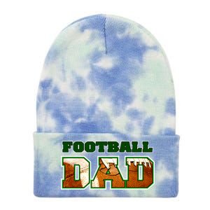 Football Dad Graphic Sports Tie Dye 12in Knit Beanie