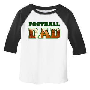 Football Dad Graphic Sports Toddler Fine Jersey T-Shirt