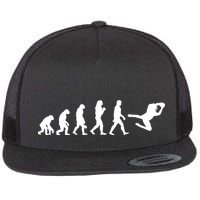 Football Evolution  Flat Bill Trucker Hat
