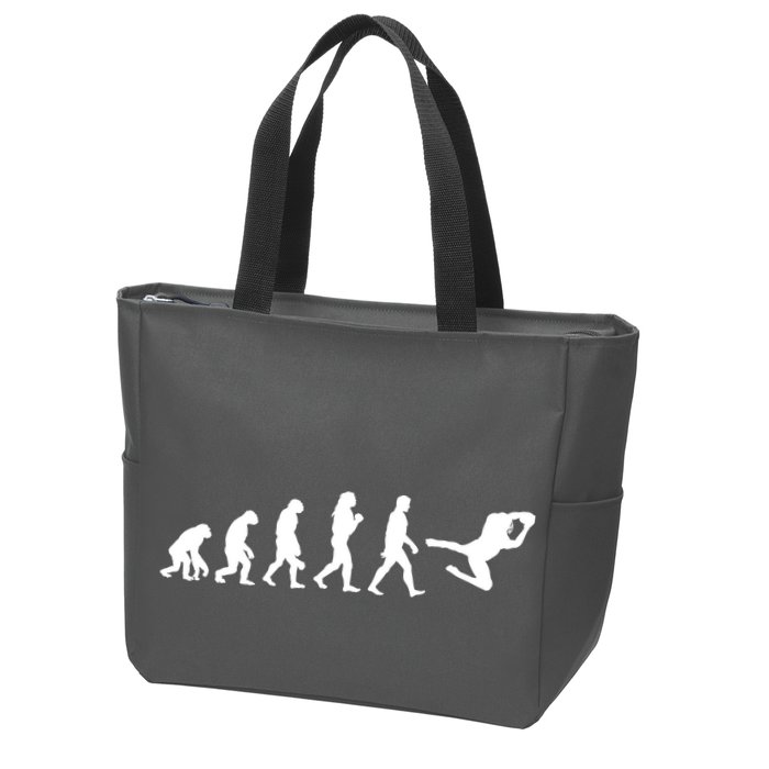 Football Evolution  Zip Tote Bag