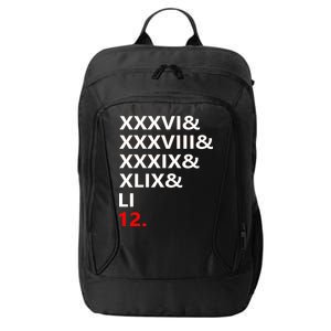 Football Goat New England 5 Time World Champion #12 City Backpack