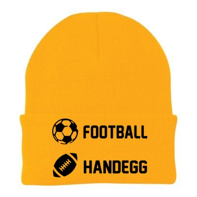 Football Handegg Soccer  Knit Cap Winter Beanie